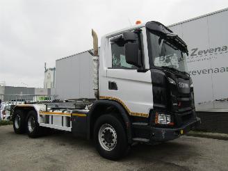 uszkodzony samochody ciężarowe Scania G 450 XT 6x4 Haakarm Airco 2019/2