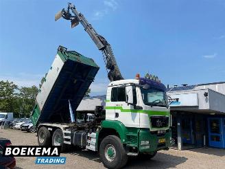 damaged commercial vehicles MAN TGS 6X6 3-Seitentipper Widespread Hiab 166Pro 2009/1